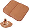 2 Pack Cat Cooling Mat, Self Cool Pad for Summer, Bamboo Rattan Woven Sleeping Rest Mats for Pets, 35x50cm
