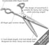 High-end Professional Dog Grooming Scissors, 7.5 Inch, Extremely Sharp, Advanced Stainless Steel Alloy for Dogs, Cats,