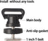 Tie Downs for Kayak Track Mount, Black Horizontal or Vertical Tie Down Mount for Securing Accessories