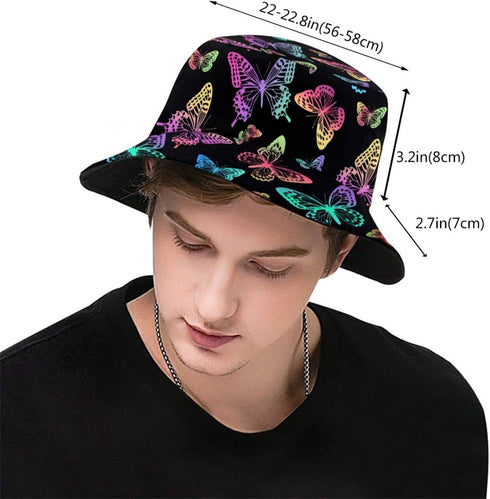 Packable Bucket Hat for Women and Men - Sun Beach Fisherman Cap for Summer Outdoor Hiking
