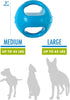 Hero Squeakables Kettle Ball Dog Toy, Puppy Toy, Medium, 5 Inches (Blue)