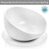 CatGuru Cat Food Bowl, Ceramic Cat Bowls, No Spill Cat Bowl, Whisker Stress Free Cat Food Bowls, Non Skid Cat Bowls for Food and Water, includes Silicone Non-Slip Mat (High-Low, White)