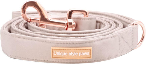 Unique Style Paws Silk Dog Leash, Durable Leash with Welded D-Ring, Comfortable Handle for Small Medium Large Dogs