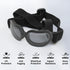 NAMSAN Dog Goggles for Small Breeds, Anti-UV Sunglasses with Elastic Straps for Eye Protection