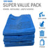 Baby Diaper Bag Disposable (500 Count, Blue), Fresh Baby Powder Scented Easy Tie Handles Bulk Diaper Sacks