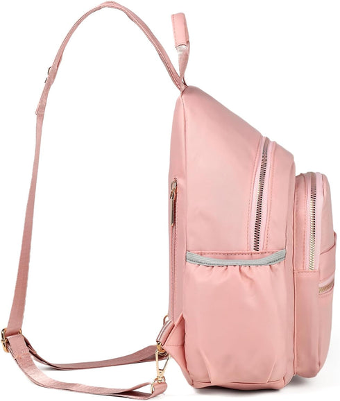 Backpack Daypack YAZEKOUS Crossbody Sling Bag Mini for Women Convertible, Small Crossbody Bags for Travel Hiking