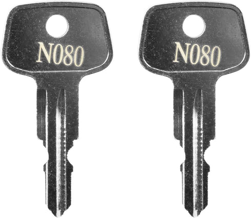Key for Thule Replacement, for Roof Racks, Carriers, Crossbars, Codes N080