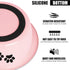 Stainless Steel Dog Bowls, Pink 8.5 Cups/71 OZ No Spill Proof Skid Insulated Bowls for Large Medium Small Breed Dogs