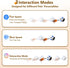 4 2 ORSDA Cat Ball Toys, Interactive Cat Toy for Indoor Bored Indoor Cats Kitten Toys, Automatic Electric Bird Moving
