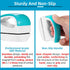 2 Pieces Aquarium Magnetic Brush Glass Cleaner, Floating Scrubber for Fish Tank Algae