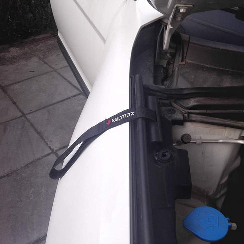 Quick Hood Loops Trunk Anchor - Kayak Tie Downs Straps, Secure Lashing Point, 2 Pairs