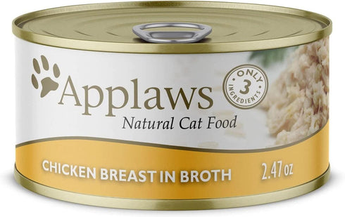 Applaws Chicken Breast in Broth, 2.47 Ounces, Case of 24