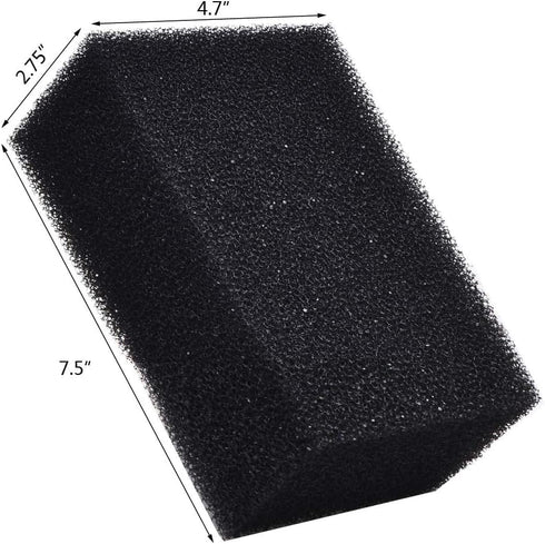 ALEGI Filter Foam Sponges - Bio Sponge Filter Media Pad for Aquarium (7.5" x 4.7" x 2.75")
