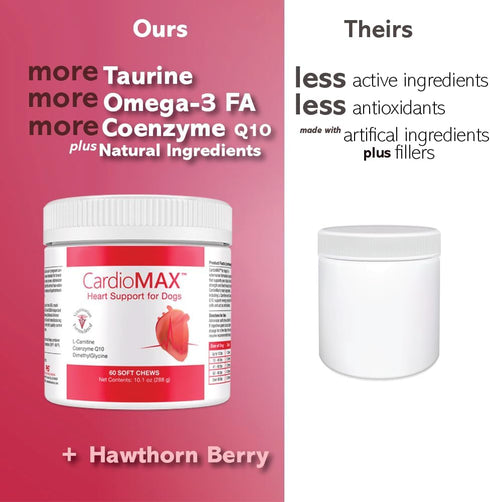 L-Carnitine,EPA,DHA,CoQ10-Aids Made-60 Heart Support Supplement for Dogs-Vet-Formulated, Antioxidant-Rich-L-Taurine