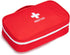 First Aid Bag Tote - Empty Small First Aid Kit Bag for Outdoor Travel, Rescue Pouch, First Responder Medicine Bag (Red