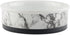 Bone Dry Pet Bowl Collection - Large Ceramic Set, Marble, 2 Count, White