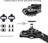 Mountain Bike Pedals - Dual Function Bicycle Flat and Clipless Pedals, 9/16" Compatible with SPD for Road Mountain BMX