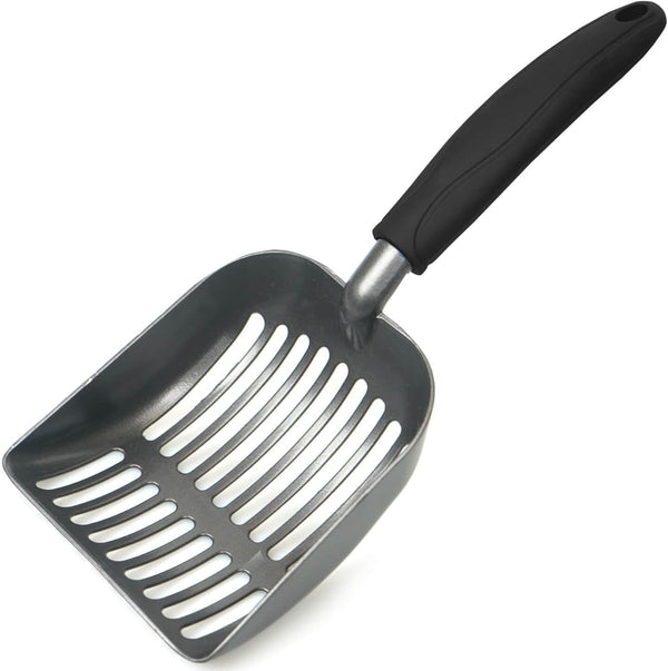 Metal Cat Litter Scoop, Non-Stick Aluminum Alloy, Solid Durable Oversized Metal Scooper