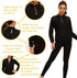 LAZAWG Sauna Suit Womens Long Sleeve Lightweight Zipper Workout Women Sweat Suits for Gym Running Fitness Exercise