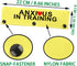 JXGZSO Dog Leash Sleeve - In Training Nervous Anxious - Not Pet Working Dog Leash Wrap (ANXIOUS in TRAIN DLS)