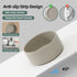 Non-Slip Ceramics Dog Bowl, Small and Medium Dog Feeding Bowl, 6in Grey Dog Food and Water Dish Protect Cervical Spine