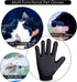 Upgrade Version Pet Grooming Glove - Gentle Deshedding Brush Glove for Dogs, Cats & Horses, 1 Pair (Black)