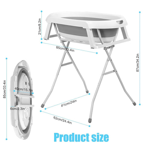 SamFansar 2 1 in Dog Bathtub Dog Washing Station for Bathing and Grooming | Foldable Shower Bath Tub | Collapsible