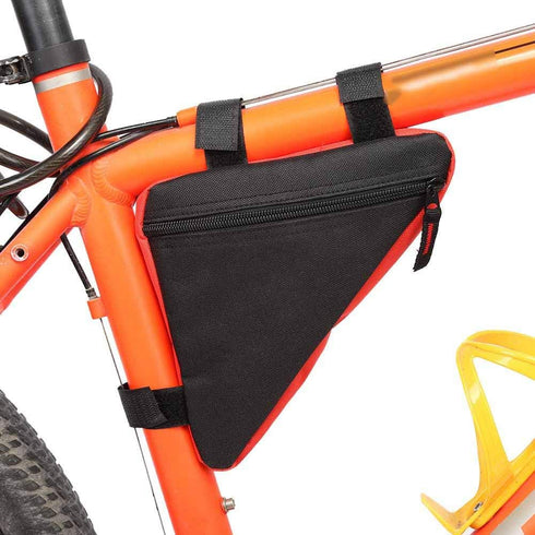 VBESTLIFE Bike Frame Bag, Quick Release Zipper Pocket Design Oxford Top Tube Triangle Tool Bag for Cycling