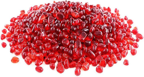 Clear Glass Stone Bulk 1 LB, Glass Beads Gems Marbles for Aquarium, Fish Tank, Garden Decor