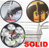 Jumbo Cat Litter Scoop Metal, Solid Metal Sifter with Holder, Cat Urine Scoop, Litter Scooper Holder