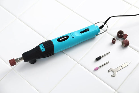 66820 2-Speed Andis EasyClip Pet Nail Grinder, Blue