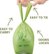 Bags,12 Rolls,180 SUPERBIO Handle Tie Dog Poop Bags,Extra Thick and Strong, OK compost INDUSTRIAL.