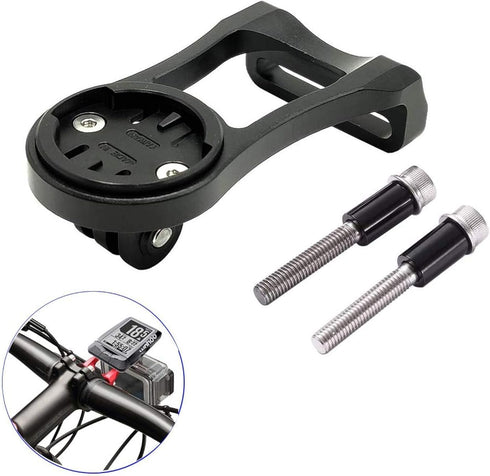 Out Front Combo Extended Mount for Wahoo Elemnt Bolt and Mini with Bike Light Adapter