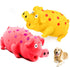 Squeaky Pig Dog Toys, 2 Pack Grunting Pig Toy for Small Medium Large Dogs, Durable Rubber Squeaker Set