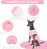 Dog Surgery Suit for Female Spay Recovery, Surgical Recovery Onesie for Small Medium Dogs, Pink Star/Large