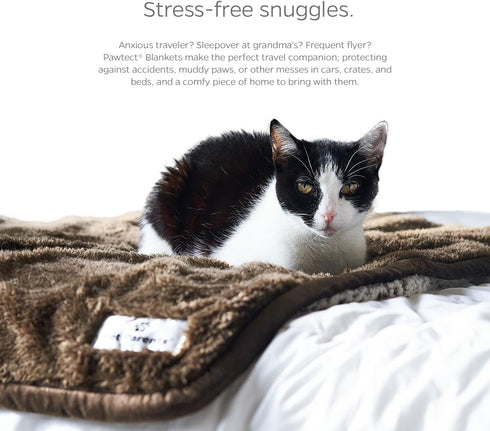 Pet Parents Pawtect Blanket, Premium Waterproof Cat & Dog Blanket with WickQuick & Sherpup Technology, Puppy Blanket,