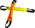 Bungee Dog Bite Tug Toy with 2 Strong Handles - Durable Fire Hose Toy for Medium to Large Dogs, Orange.