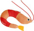 WOZUN Plush Shrimp Cats Toy Catnips Peppermint Bells Dolls Promotes Exercise and Reduces