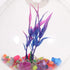 Alipis Round Glass Vase, Wall Mounted Acrylic Fish Bowl, Clear Glass Vases for Betta Fish Tank or Terrarium