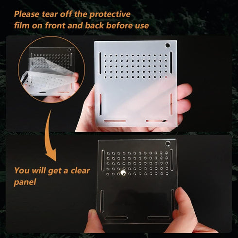Acrylic Fish Breeding Box, Transparent Fish Isolation Box Hatchery Incubator with Suction Cups for Aquarium Fish Tank Guppy Shrimp Clownfish African Cichlids (4 * 4 * 4inch)