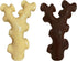 2 Pack Dog Chew Toys for Aggressive Chewers, Tough Indestructible Dog Bones for Medium/Large Breeds
