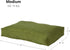 Casey Medium Indoor/Outdoor Pillow Style Dog Bed, 42 x 30 in., Hunter