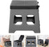 Healifty Portable Car Folding Toilet with Lid, Foldable Travel Potty for Camping and Outdoor Use, Portable Emergency