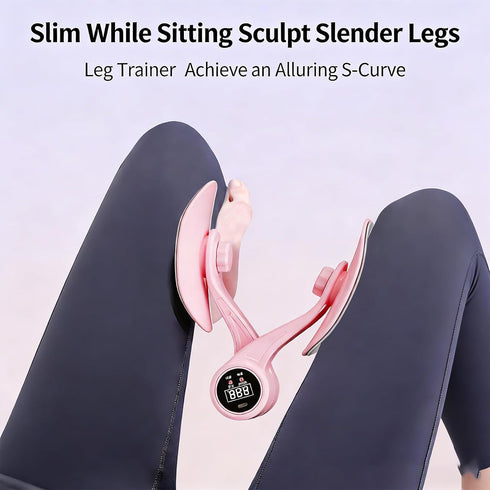 35 LBS Pelvic Floor Exercise Devices, Tension Value, Inner Thigh Exerciser, Thigh Trainer for Women & Men, Home Fitness