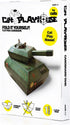 Suck UK | Tank Cat House | Cardboard Kitten Toys & Cat Bed | Interactive Cats Toy for Kittens & Cats | Novelty Kitten