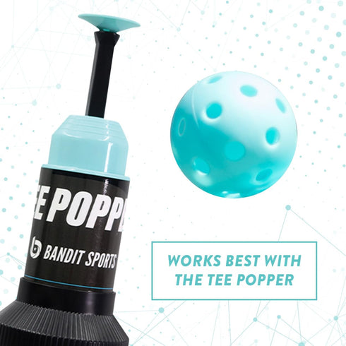 Bandit Sports Mini Popper Plastic Baseballs, Made of Impact-Resistant and Rebounding Material, Perfect Practice