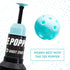 Bandit Sports Mini Popper Plastic Baseballs, Made of Impact-Resistant and Rebounding Material, Perfect Practice