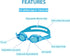 View V-730JASA Swipe Youth Swim Goggles Swimming Gear