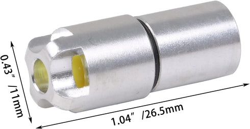 9.96" Silver Automatic RC Boat Drain Valve