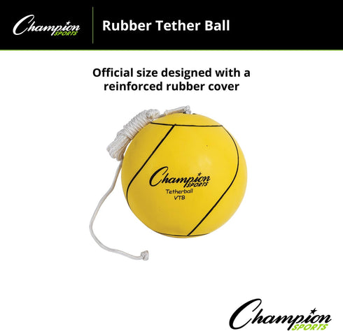 8.25 Inch Champion Sports Tetherball, Yellow
